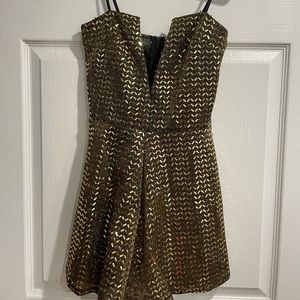 Gold Reflective Romper